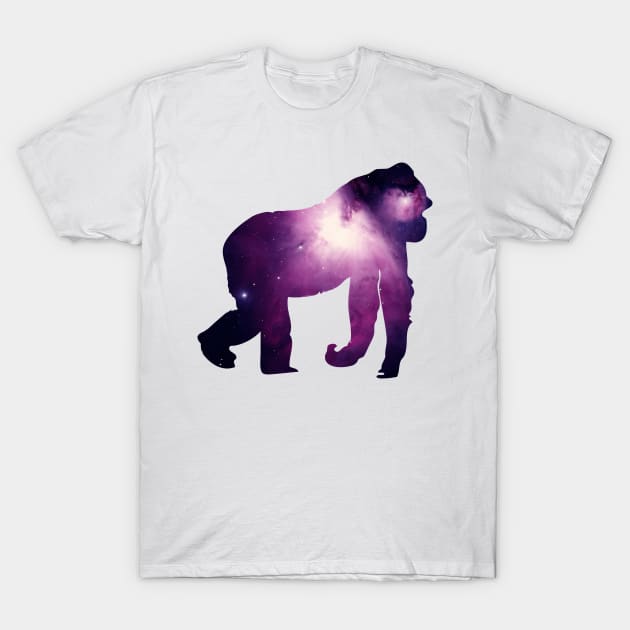 Purple Gorilla T-Shirt by giantplayful